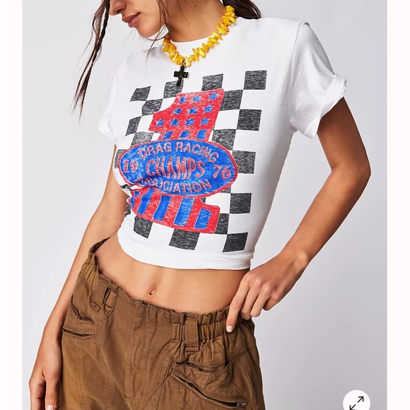 Free People Tops - The Burreau Racing TSHIRT